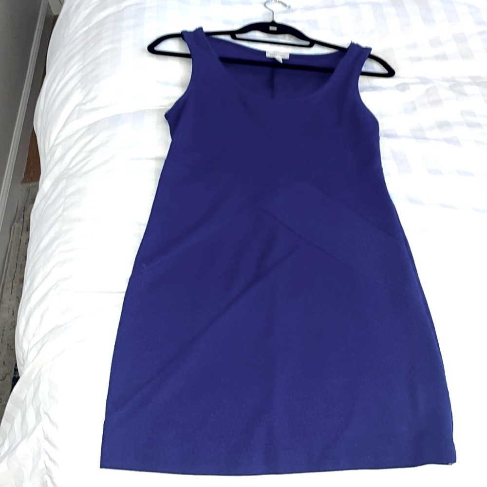 Short blue club dress
